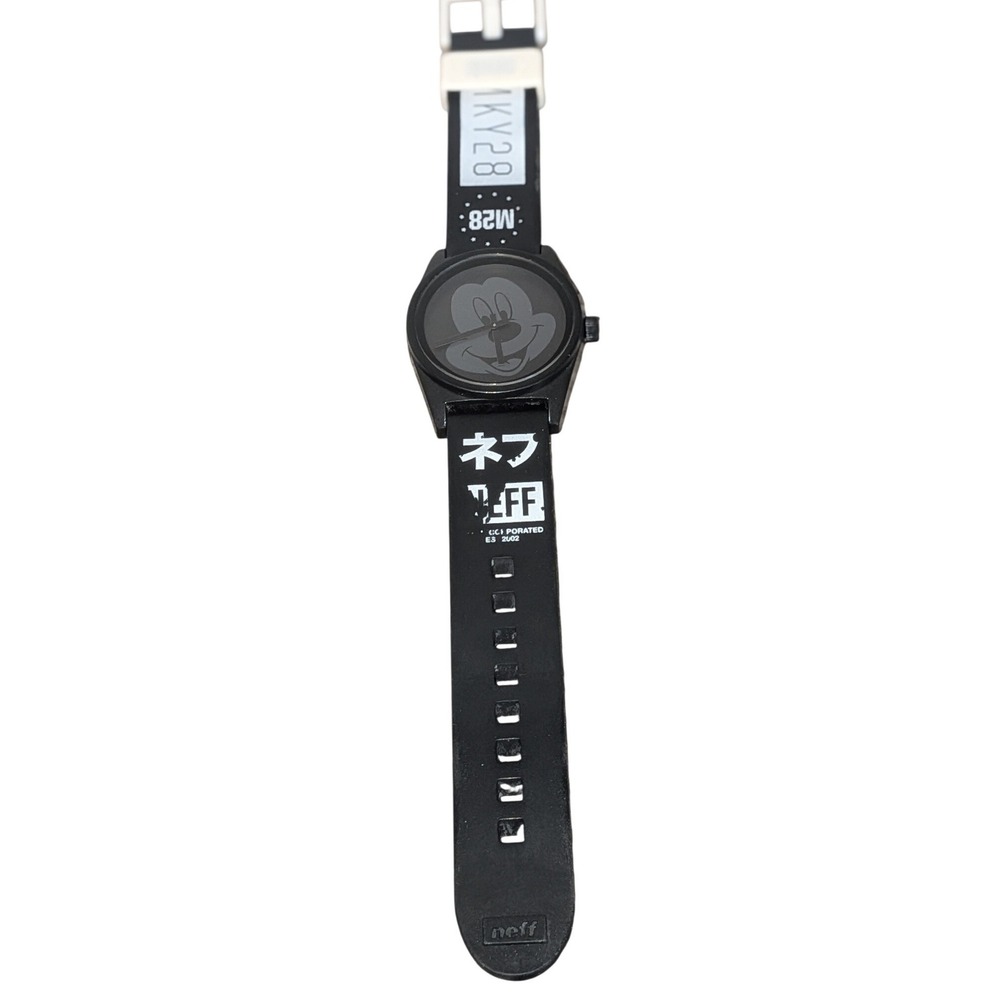 Neff x Disney Mickey‎ Mouse Daily Watch Black Streetwear Japan Movt RN 129493